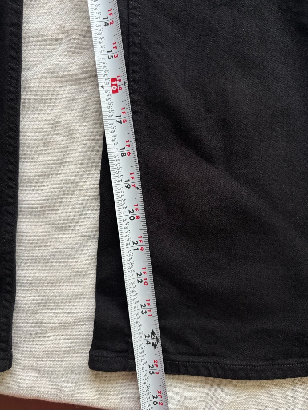 Rag & Bone Casey High Rise Ankle Flare Jeans 28 Black Crop WDD22F2917N5BL $258 - Picture 9 of 10